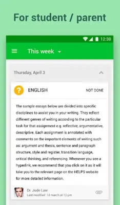 eSchool Agenda android App screenshot 0